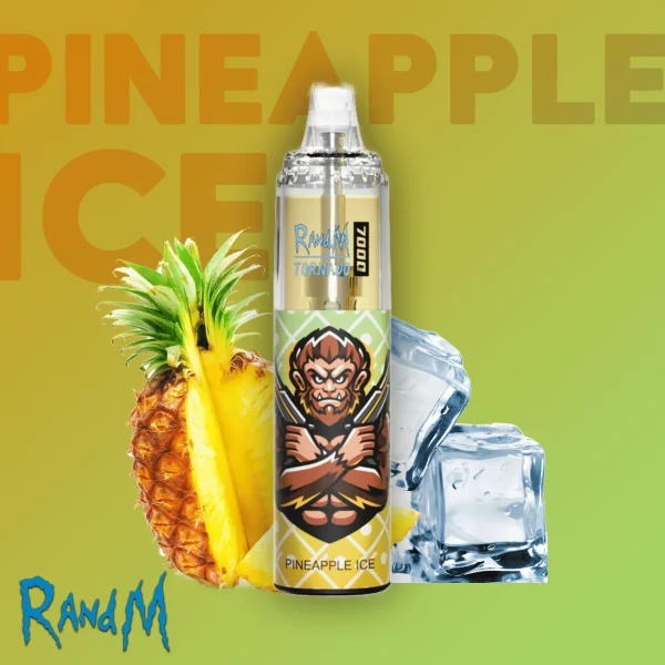 R And M Tornado - Pineapple Ice 7000 bouffées (2% nicotine)