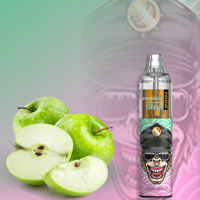 R And M Tornado - Sour Apple 7000 bouffées (2% nicotine)