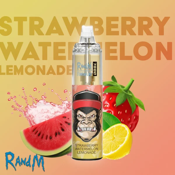 R And M Tornado - Strawberry Watermelon Lemonade 7000 bouffées (2% nicotine)