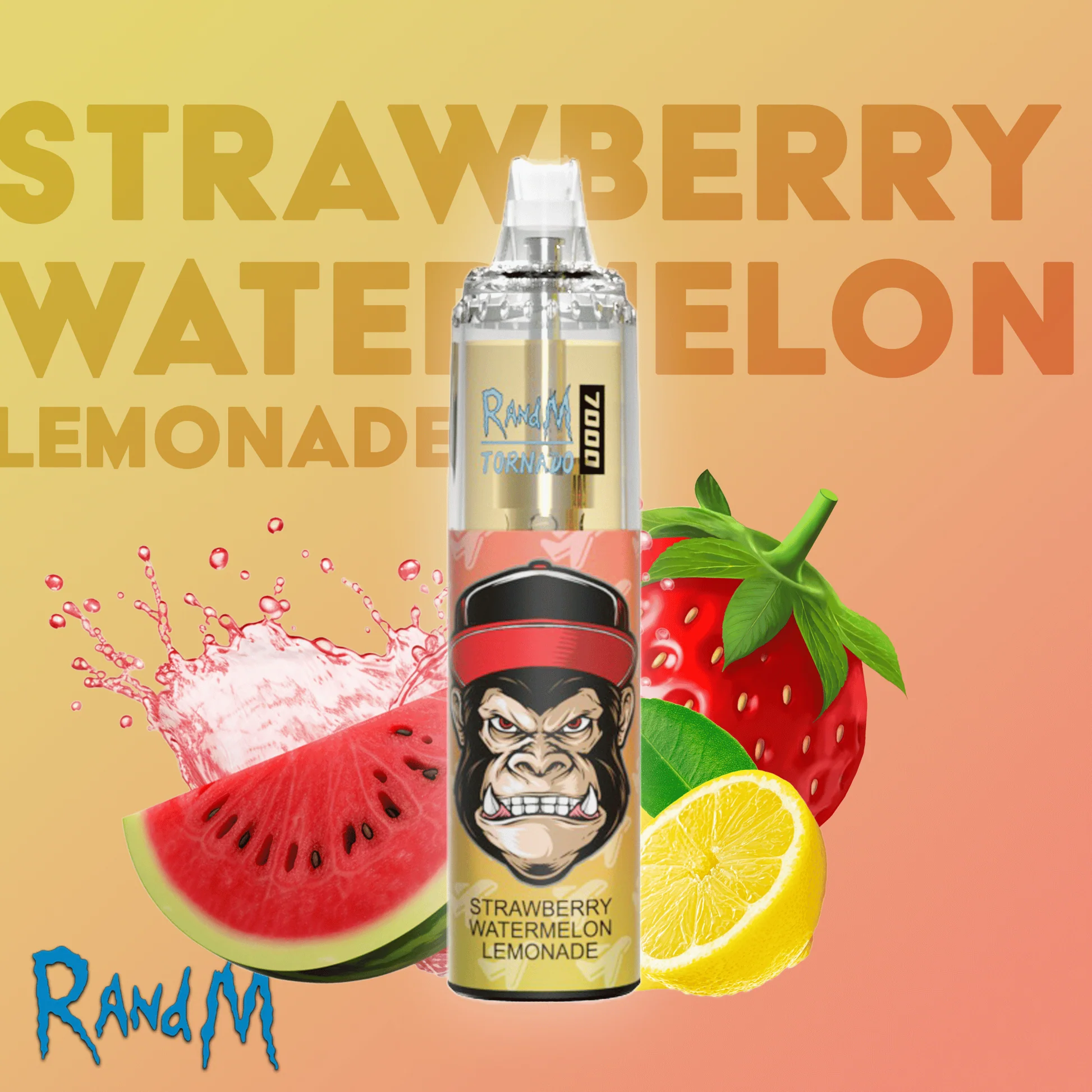 R And M Tornado - Strawberry Watermelon Lemonade 7000 bouffées (2% nicotine)