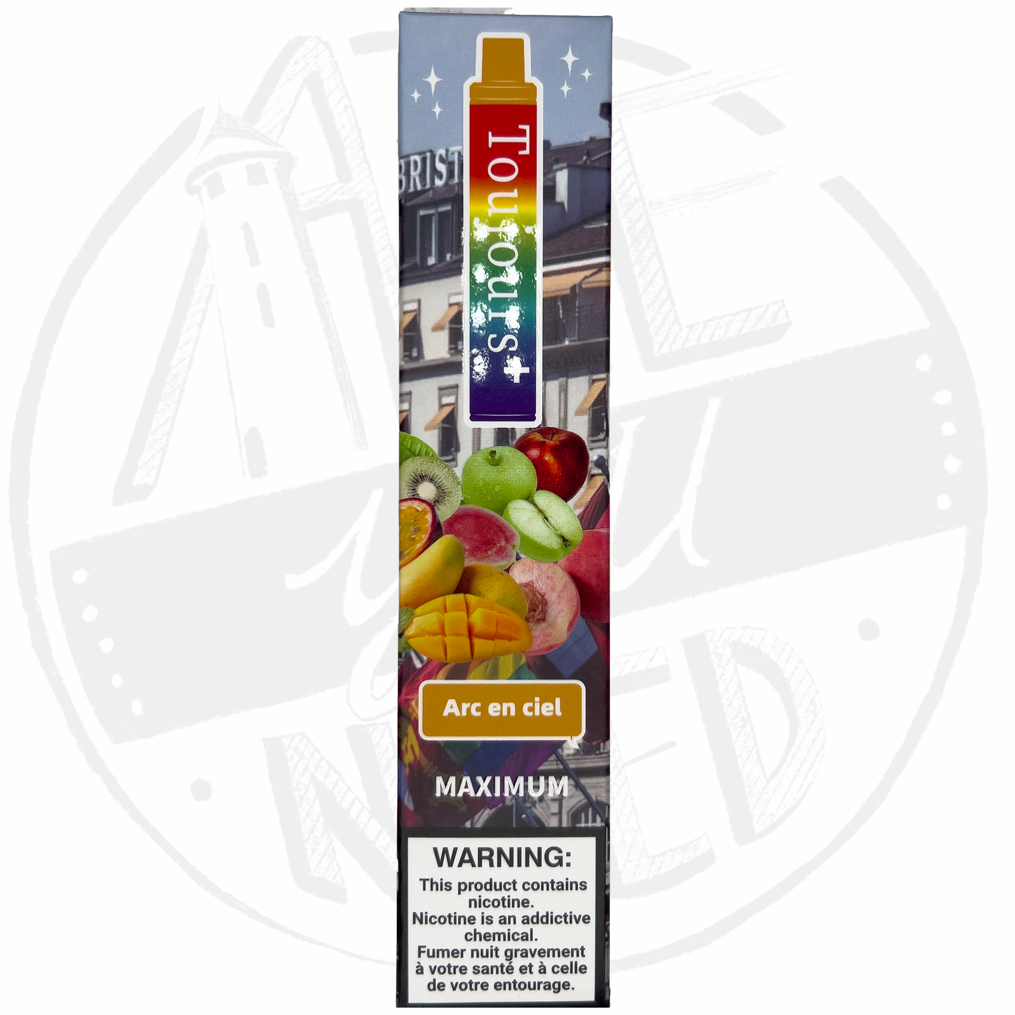 Toujours+ 2% Nicotine Arc en ciel pack de 10