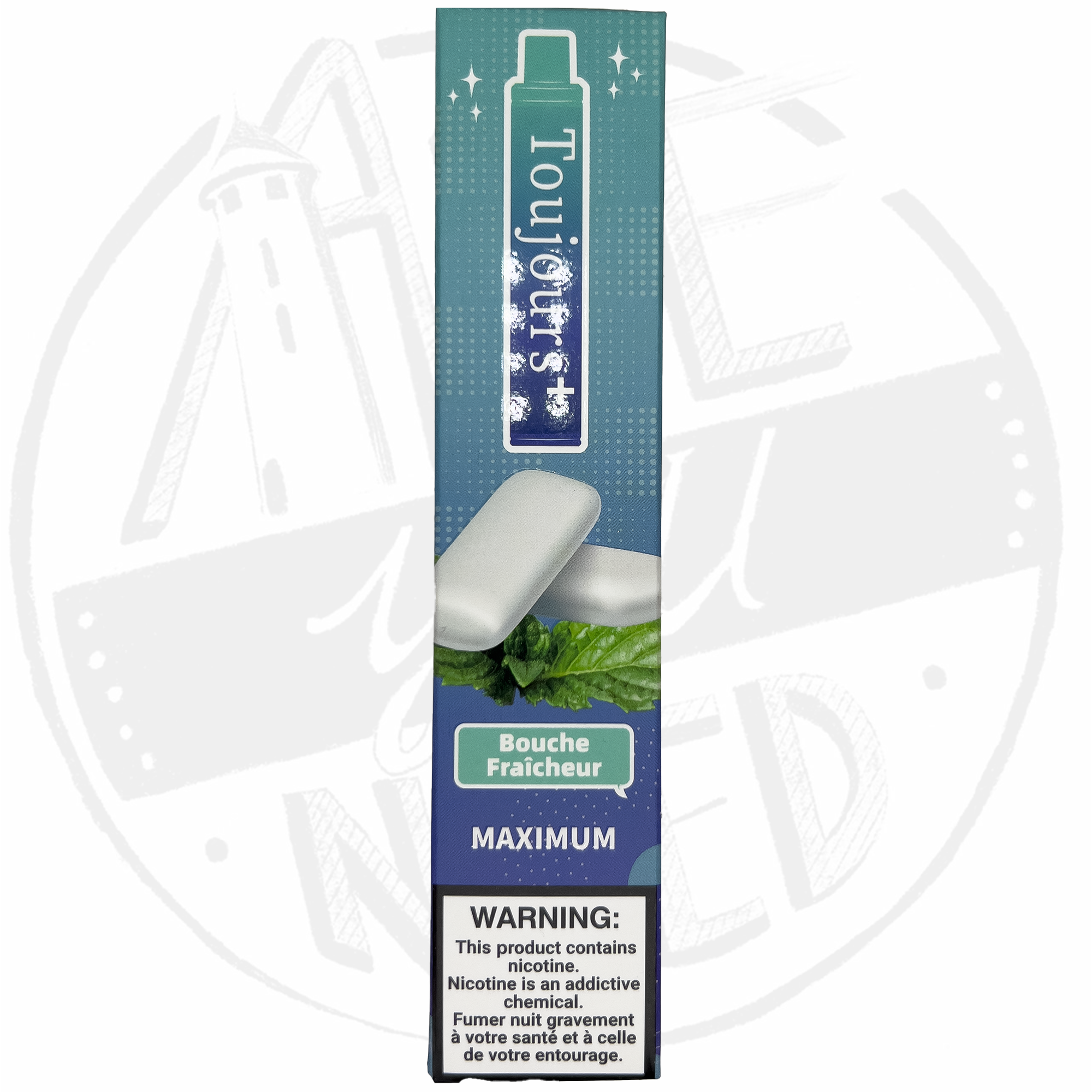 Toujours+ 2% Nicotine Bouche Fraîcheur pack de 10