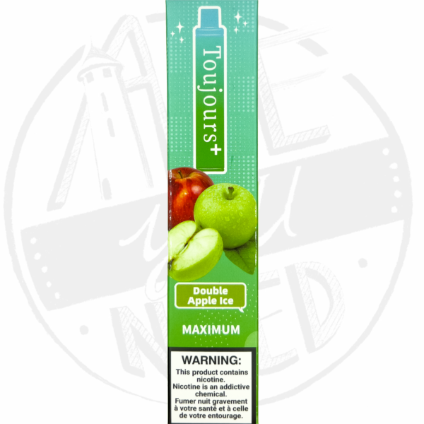 Toujours+ 2% Nicotine Double Apple Ice pack de 10