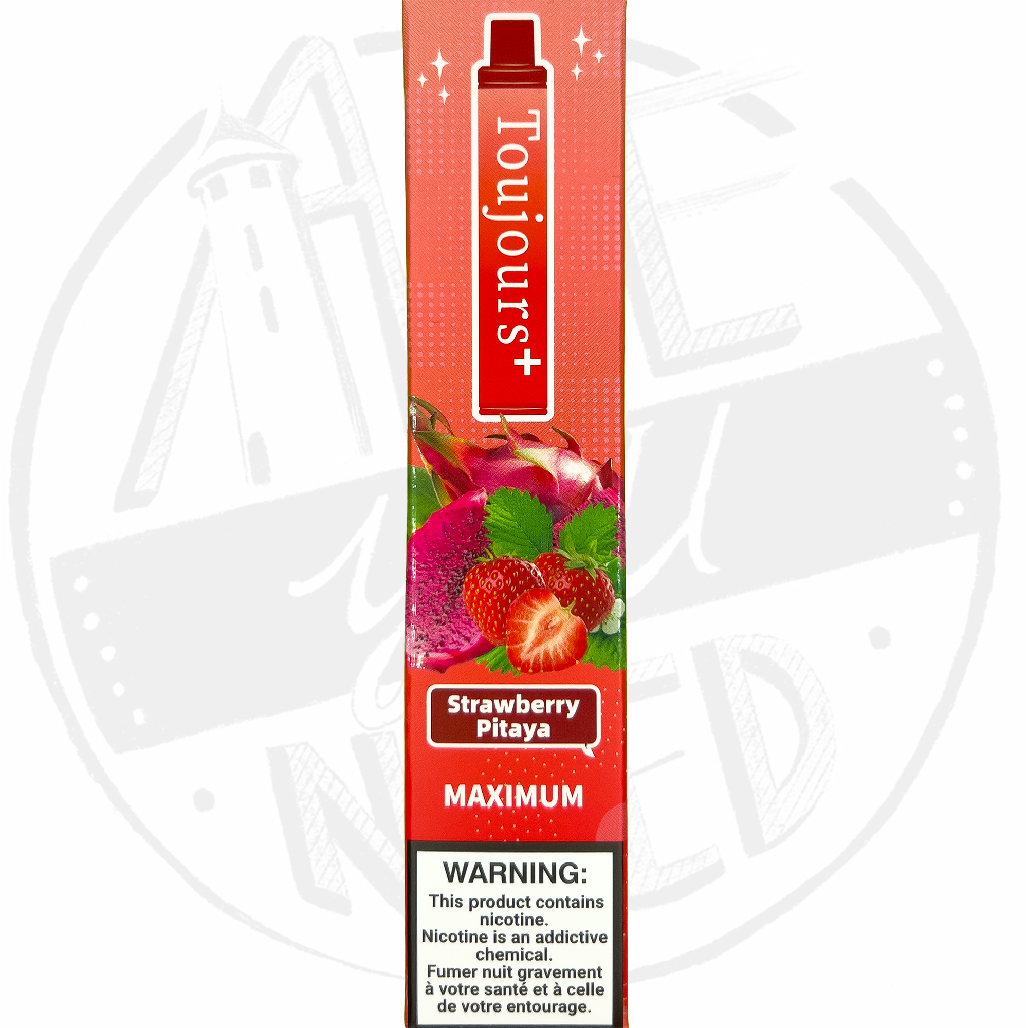 Toujours+ 2% Nicotine Strawberry Pitaya pack de 10